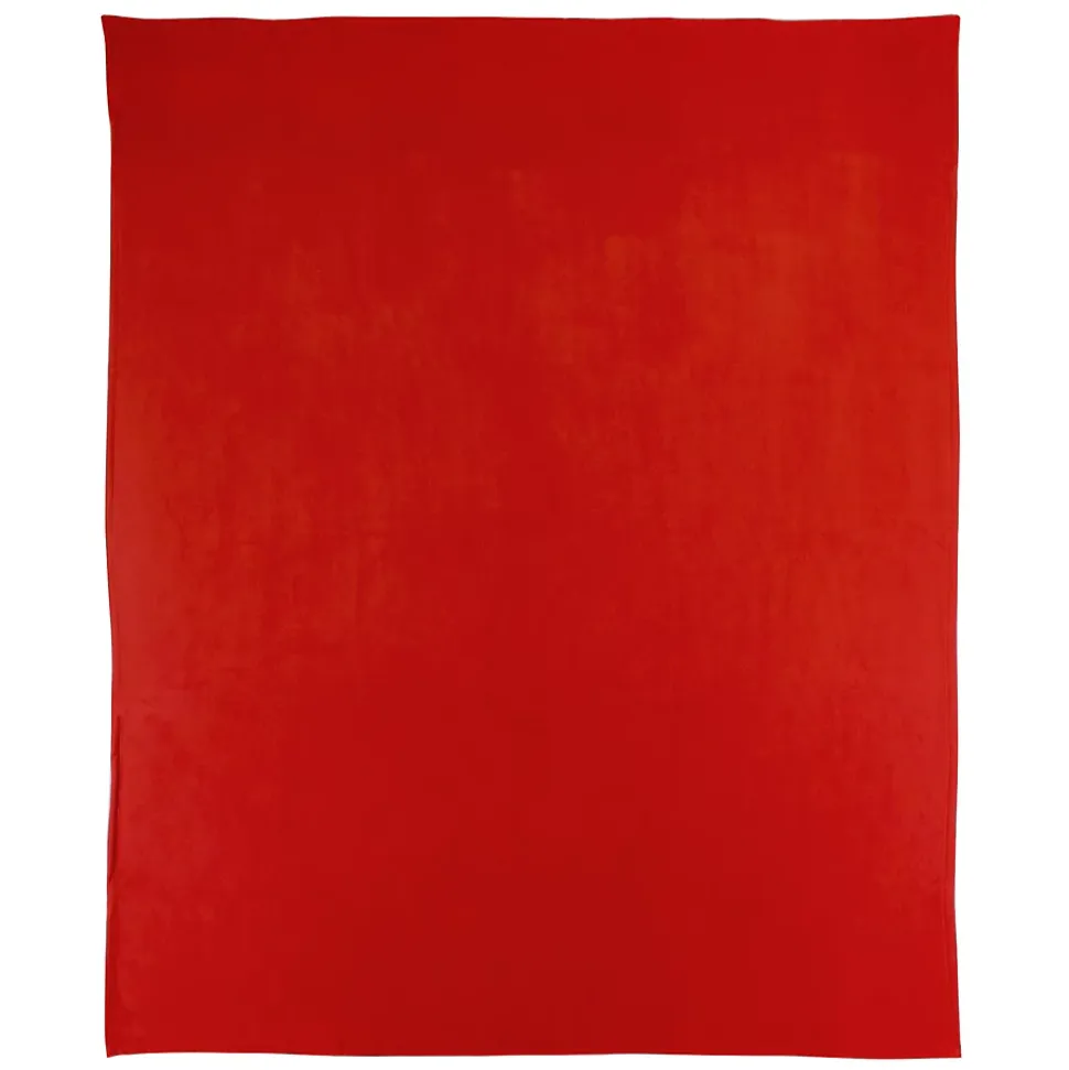 Couverture polaire 240x300 cm 100% Polyester 350g/m2 TEDDY Rouge Terracotta