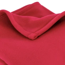 Couverture polaire 220x240 cm 100% Polyester 350g/m2 TEDDY Rouge Framboise