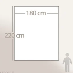 Couverture polaire 180x220 cm 100% Polyester 350g/m2 TEDDY Marron Taupe