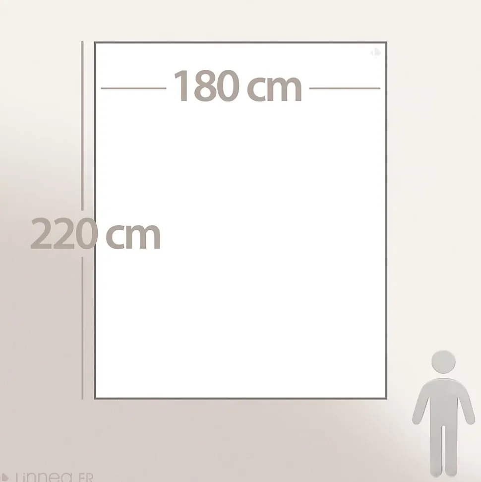 Couverture polaire 180x220 cm 100% Polyester 350g/m2 TEDDY Marron Taupe