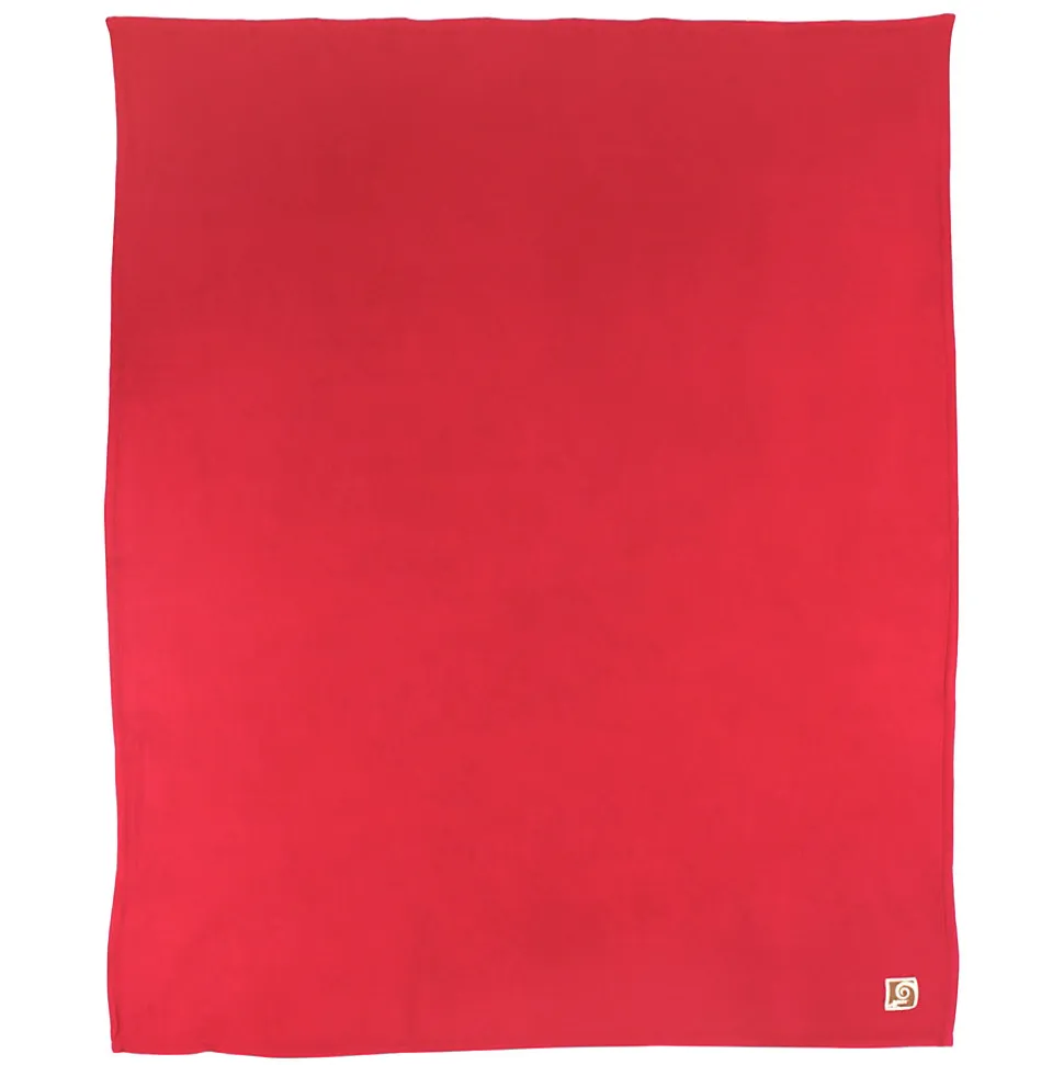 Couverture polaire 180x220 cm 100% Polyester 350g/m2 TEDDY Rouge Framboise