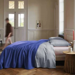 Couverture polaire 220x240 cm 100% Polyester 350g/m2 TEDDY violet Liberty