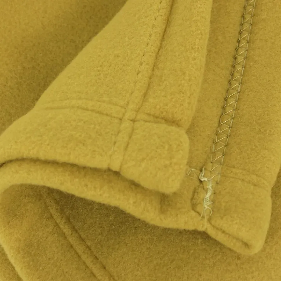 Couverture polaire 180x220 cm 100% Polyester 350g/m2 TEDDY Jaune Miel