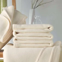 Couverture polaire 220x240 cm 100% Polyester 350g/m2 TEDDY bleu Lac