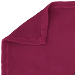 Couverture polaire 180x220 cm Isba violet Prune 100% Polyester 320g/m2 non-feu