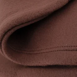 Couverture polaire 240x260 cm Isba marron Chocolat 100% Polyester 320g/m2 non-feu