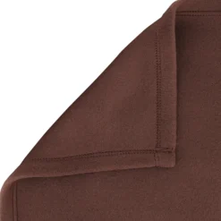 Couverture polaire 240x260 cm Isba marron Chocolat 100% Polyester 320g/m2 non-feu