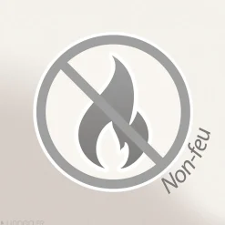 Couverture polaire 180x220 cm Isba Sable 100% Polyester 320g/m2 non-feu