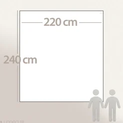 Couverture polaire 220x240 cm Isba Miel 100% Polyester 320g/m2 non-feu