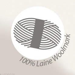 Couverture pure laine vierge Woolmark 500g/m² VOLTA 240x300 cm Gris Acier