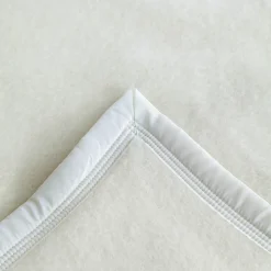 Couverture pure laine vierge Woolmark 500g/m² VOLTA 180x240 cm Blanc Naturel