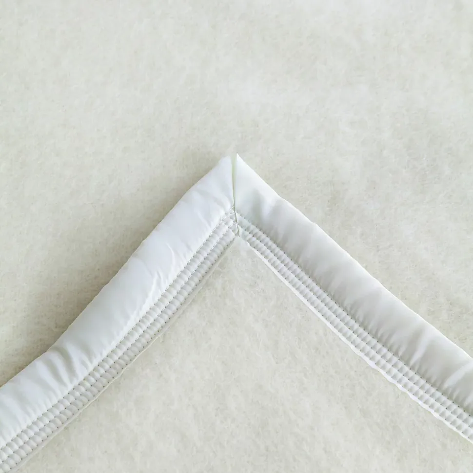 Couverture pure laine vierge Woolmark 500g/m² VOLTA 180x240 cm Blanc Naturel