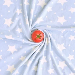 Couverture réversible en coton bio Gots ÉTOILES