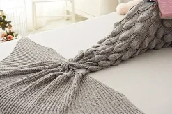 COUVERTURE TUTUMI SIREN 180X90 GREY