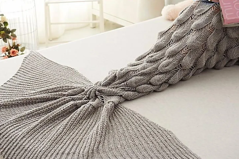 COUVERTURE TUTUMI SIREN 180X90 GREY