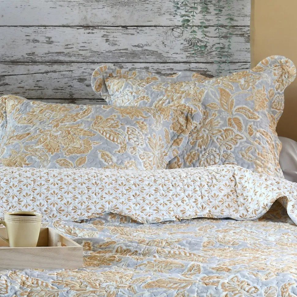 Couvre lit boutis réversible 240x220 avec 2 taies NERYA