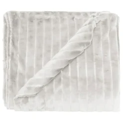 Couvre lit "Hermine" toutes dimensions Vent du sud - Neige - 220 x 230 cm pour lit 2 places