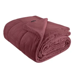 Couvre lit matelassé "tout doux" épais et chaud Terre Brulée 260x240 cm NISEKO