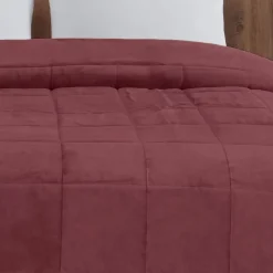 Couvre lit matelassé "tout doux" épais et chaud Terre Brulée 260x240 cm NISEKO