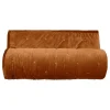 Couvre lit velours matelassé surpiqué "Gipsy" toutes dimensions Vent du sud - Gipsy Camel - 220 x 240 cm pour lit 2 places