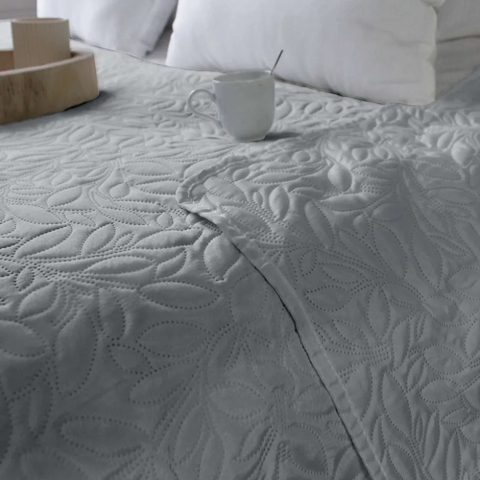 Couvre-lit à dessin floral - 240 x 220 cm