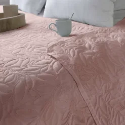 Couvre-lit à dessin floral - 240 x 220 cm