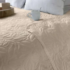 Couvre-lit à dessin floral - 240 x 220 cm