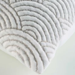 Couvre-lit 2 personnes matelassé 220x240 + 2 housses de coussins