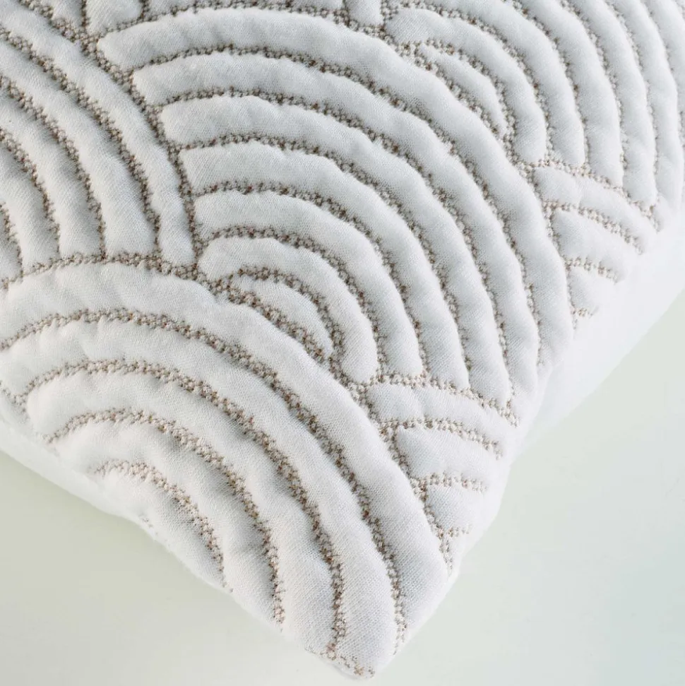 Couvre-lit 2 personnes matelassé 220x240 + 2 housses de coussins