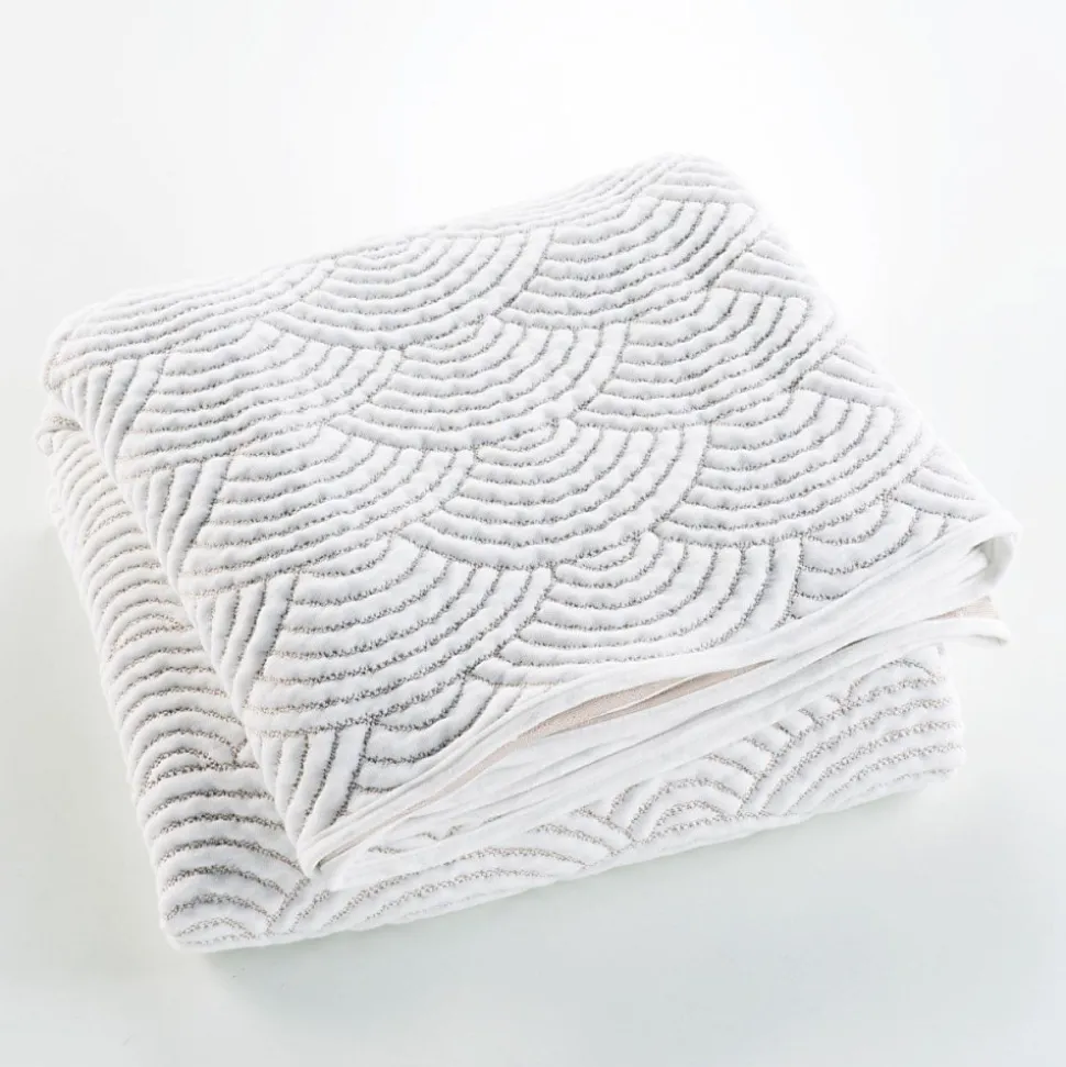 Couvre-lit 2 personnes matelassé 220x240 + 2 housses de coussins