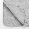 Couvre-lit 2 personnes matelassé 220x240 + 2 taies SOLANGE gris