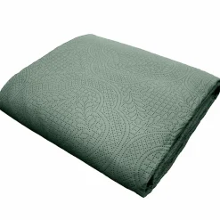 Couvre-lit 2 personnes microfibre 220x240 + 2 housses de coussins