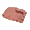 Couvre-Lit en microfibre matelassée (150x200 cm - Rose Boudoir)