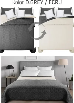 COUVRE-LIT TUTUMI DIAMANTE 200X220 GREY