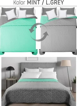 COUVRE-LIT TUTUMI DIAMANTE 200X220 MINT