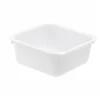 Cuvette alimentaire carrée emboitable 7 L - blanc