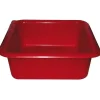 Cuvette carrée - 24 cm - 3 L - rouge