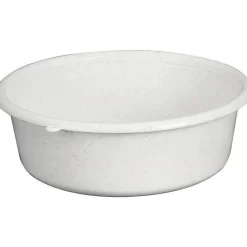 Cuvette ronde - D: 32 cm - H 11 cm - 5 L - gris moucheté