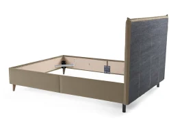 Dali - cadre de lit - 140x190 - en velours - Best Mobilier