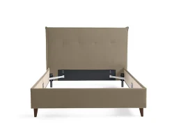 Dali - cadre de lit - 160x200 - en velours - Best Mobilier