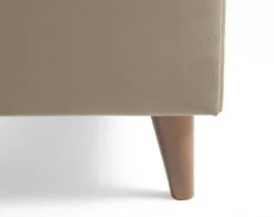 Dali - cadre de lit - 160x200 - en velours - Best Mobilier