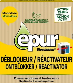 Débloqueur/réactivateur spécial fosses septiques Epur 500g