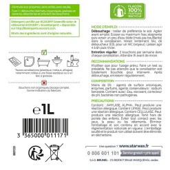 Déboucheur 3 en 1 aux enzymes SoluVert Starwax 1L