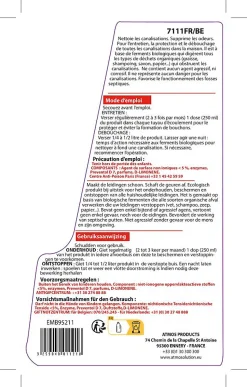 Déboucheur Atmosbio 1l entretien canalisations