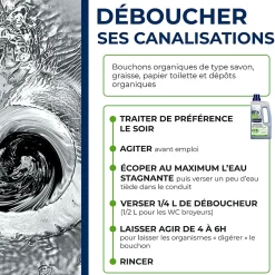 Déboucheur biologique Starwax 1L sans acide sans soude
