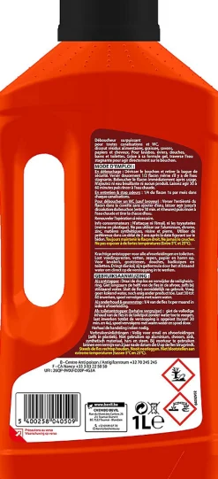 Déboucheur canalisation Fulgurant 1L