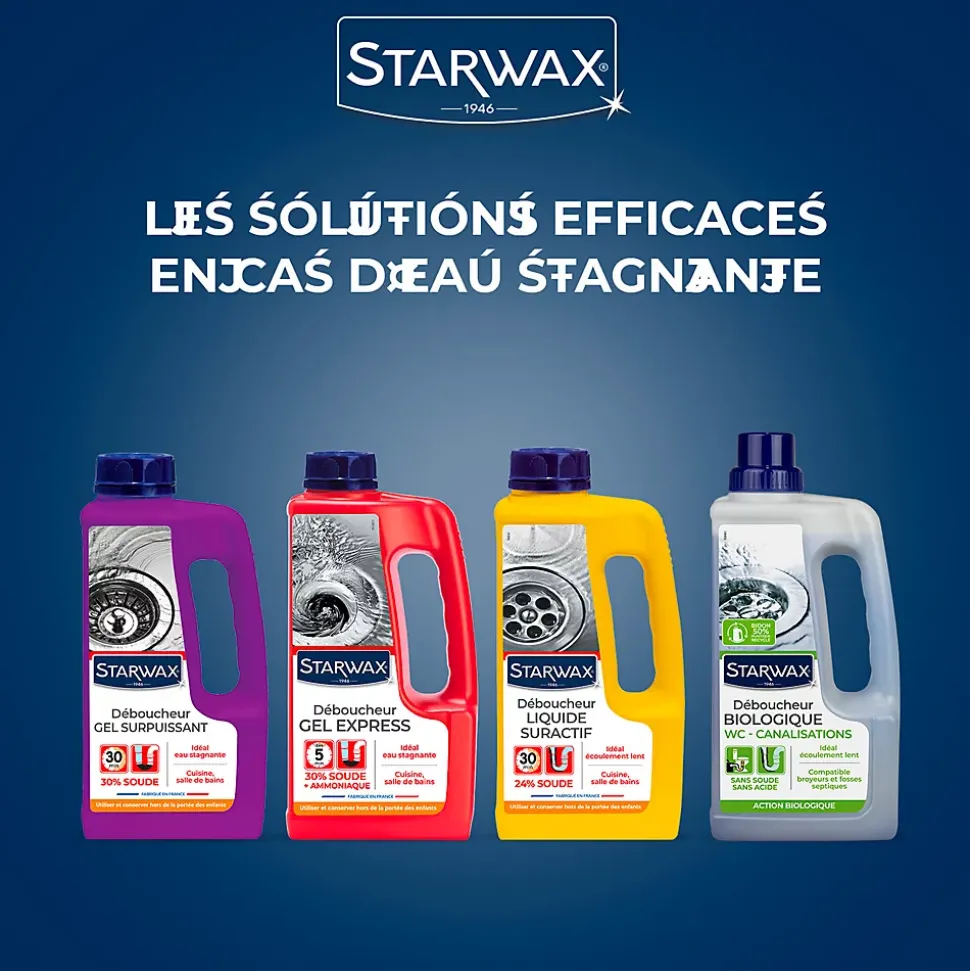 Déboucheur express canalisations Starwax 1L