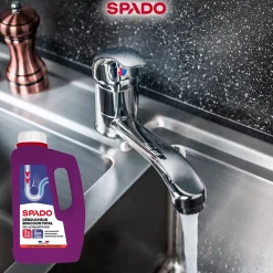 Déboucheur gel cuisine et salle de bain Spado 1L