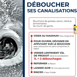 Déboucheur liquide de soude suractif Starwax 1L