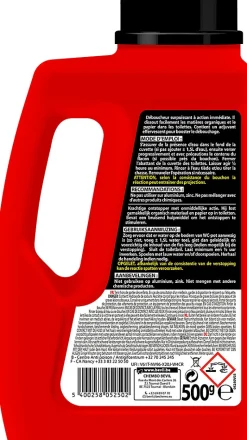 Déboucheur liquide Turbo WC Fulgurant 500g